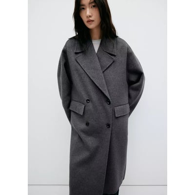 Manteau laine fait main MANGO