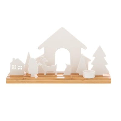 Bougeoir village de Noël AMADEUS
