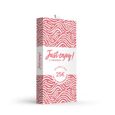 Carte cadeau Just enjoy ! Relax - 25 €- SMARTBOX - Coffret Cadeau Multi-thèmes SMARTBOX