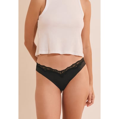 Tanga avec détail dentelle FARA ETAM