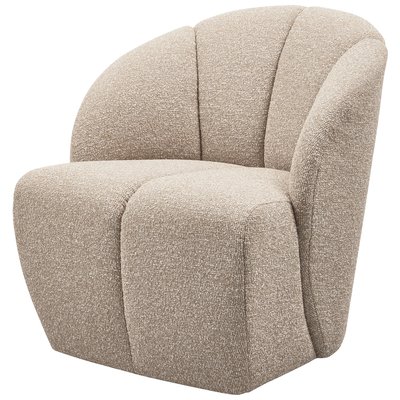 Fauteuil pivotant en coton MOJO WOOOD