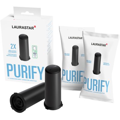 Cartouche anticalcaire duopack pour nettoyeur vapeur Aura LAURASTAR