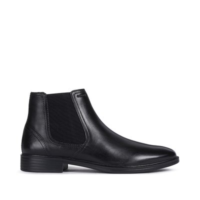 Gladwin Leather Chelsea Ankle Boots GEOX