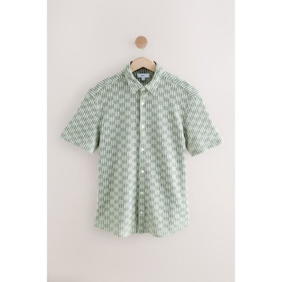 Chemise au crochet texturé à manches courtes NEXT