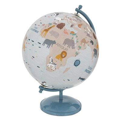 Globe Terrestre Base Métal Pour Enfant  D20 ATMOSPHERA