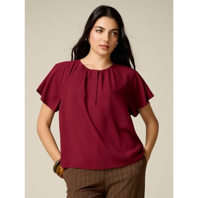 Blouse avec drapé OLTRE