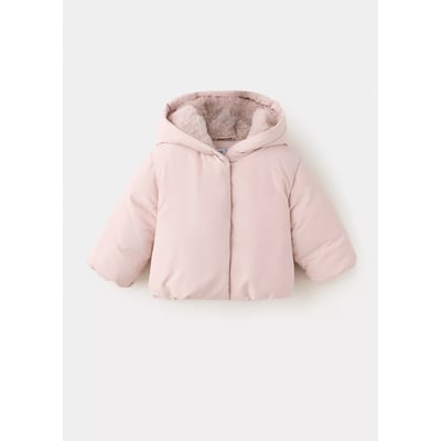 Anorak matelassé imitation fourrure MANGO BABY