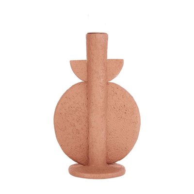 Bougeoire en résine Bubble Orange terracotta PRESENT TIME