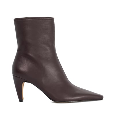 Bottines à talons en cuir - OVERT DUNE LONDON