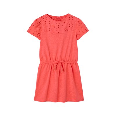 Robe détails en broderie anglaise VERTBAUDET