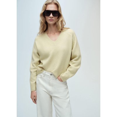 Pull-over maille col en V MANGO