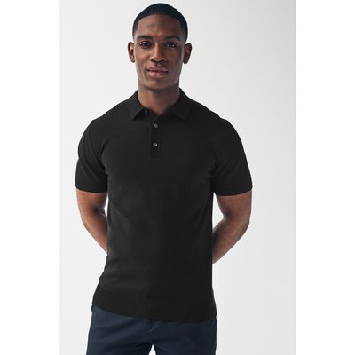 Pull polo slim en maille NEXT