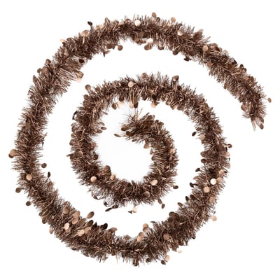 Guirlande de noël pastille embossée bronze 100x4x2m ATMOSPHERA