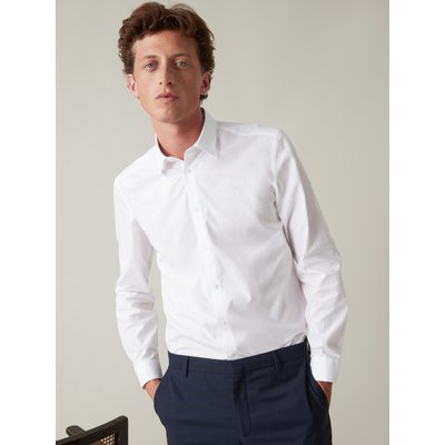 Chemise Slim Fit popeline unie easy care CYRILLUS