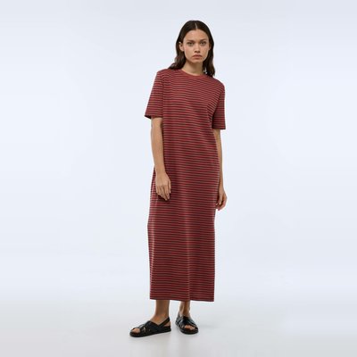 Robe t-shirt rayée en coton BIO GOTS MONOPRIX