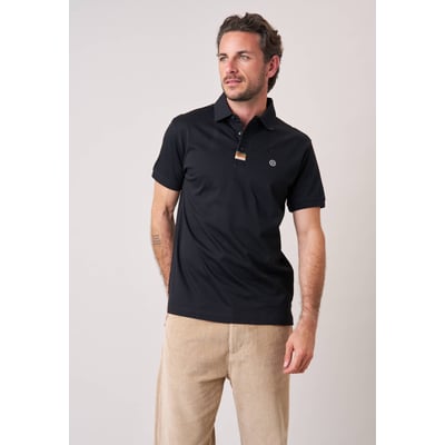 Polo regular homme en 100% coton avec détail rayé LEADLOW DEELUXE