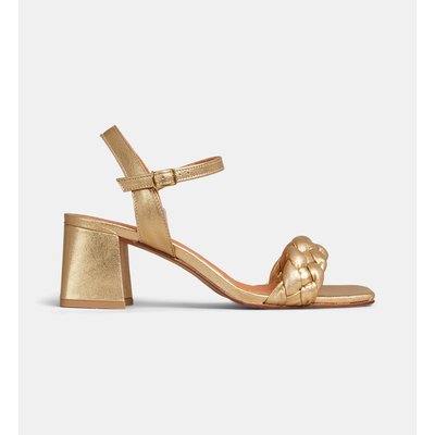 Sandales À Talons Vilane Bride Tressée Cuir GALERIES LAFAYETTE