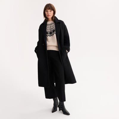 Manteau Long Femme Kaki - Taille L/M - Doublure Fausse Fourrure - Neuf Sans étiquette