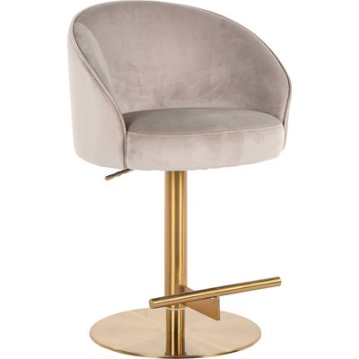 Tabouret pivotant en velours, Zabi RECOLLECTION