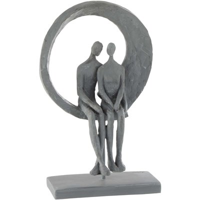 Sculpture en pierre personnages Waldogix RECOLLECTION
