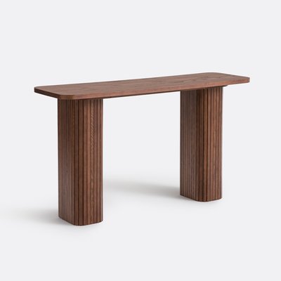 Console plaqué frêne teinté noyer, Latti LA REDOUTE INTERIEURS