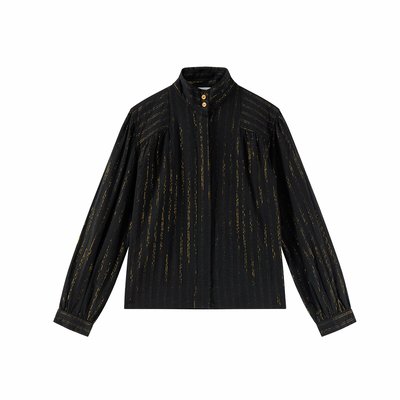 Chana Blouse with metallic stripes LEON & HARPER