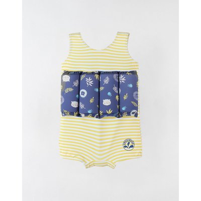 Maillot bouée rayé à imprimés, jaune/bleu NOUKIE'S