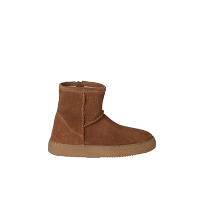 Boots cuir zippées VERTBAUDET