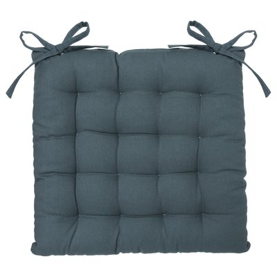 Galette de chaise carré - 38 x 38 cm - Orage ATMOSPHERA