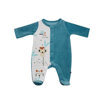 Dors bien landon velours rase ouverture devant naissance SUCRE D'ORGE