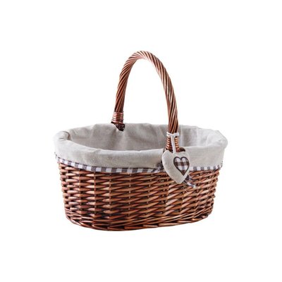 Panier "Charme" en osier fendu avec coeur AUBRY GASPARD