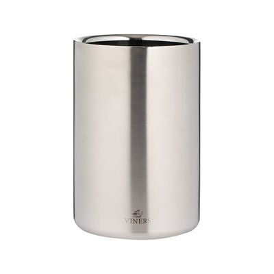 Double Wall Wine Cooler in Silver VINERS
