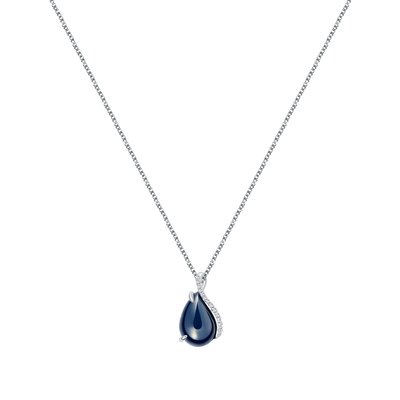 Collier en céramique et oxyde de zirconium BLEUE JOAILLERIE