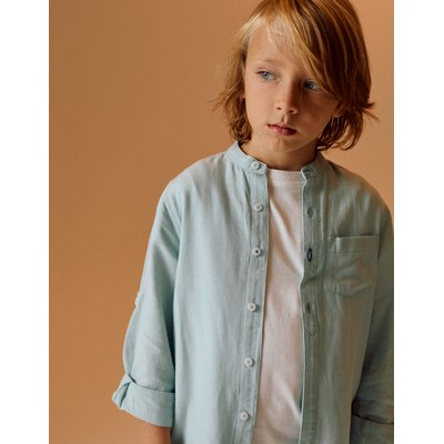 Chemise avec Col Mao et Passants ZIPPY