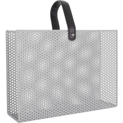 Range magazine en métal Perky Gris foncé PRESENT TIME