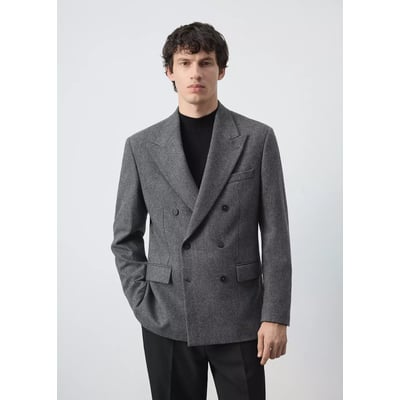 Veste de costume croisée slim fit MANGO MAN