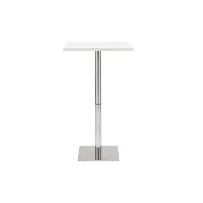 Table de bar design carrée blanche L60 cm JACK MILIBOO