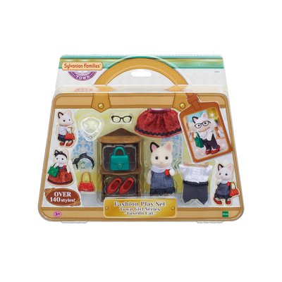 La valisette de mode et grande sœur chat bicolore - sylvanian families - 5462 SYLVANIAN FAMILIES