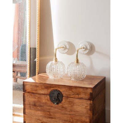 Paire d'appliques Suzette N°7 - Bon état DEBONGOUT