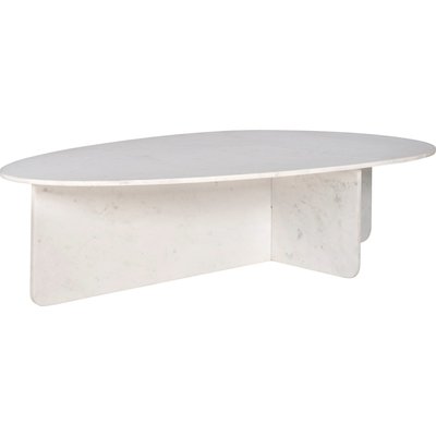 Table basse en marbre ovale, Brandon RECOLLECTION