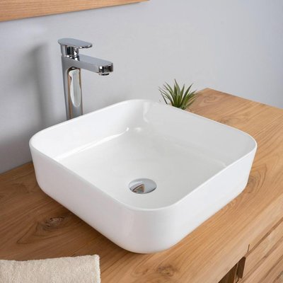 Vasque en céramique carrée 39 cm ALLY WANDA COLLECTION