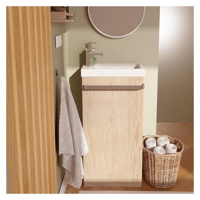 Lave-mains + vasque + robinet + miroir JOHANN MOB IN