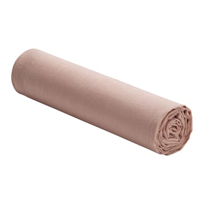 Drap housse en lin lavé bonnet 30 cm uni, SIGNATURE BATON ROUGE