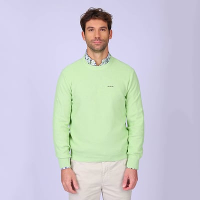 Pull nid d'abeille MISE AU GREEN