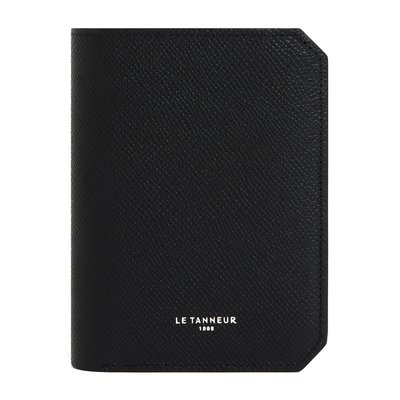 Portefeuille vertical 2 volets en cuir grain croisé GASTON LE TANNEUR