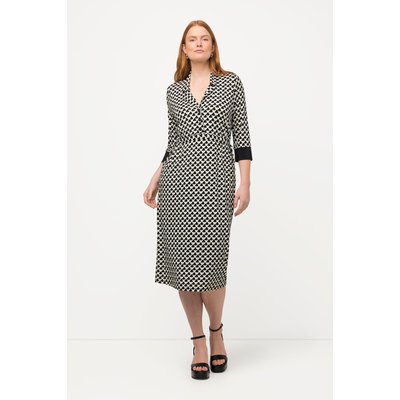 Robe midi slinky. Décolleté en V ULLA POPKEN