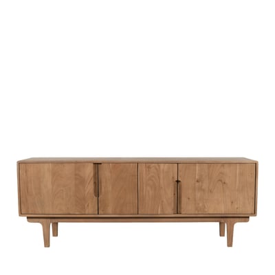 Meuble tv 4 portes en bois massif L150cm- BOGOR DRAWER