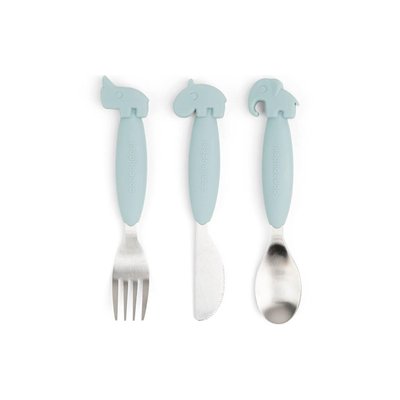 Lot de 3 couverts bébé easy-grip DONE BY DEER