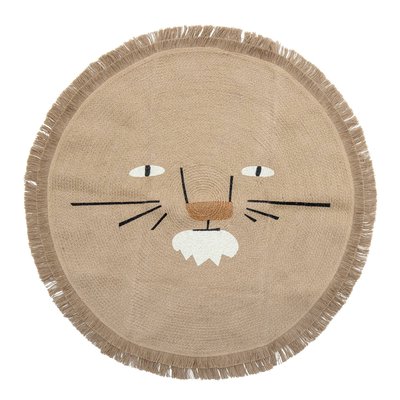 Tapis rond tête de lion BLOOMINGVILLE
