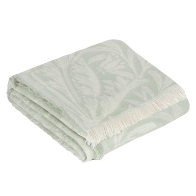 Acorn Tonal Woven Faux Mohair Throw MORRIS & CO.